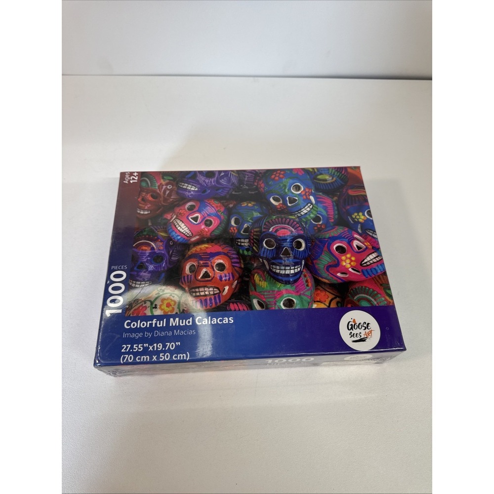 COLORFUL MUD CALACAS 1000 Pc GOOSE SEES ART Puzzle